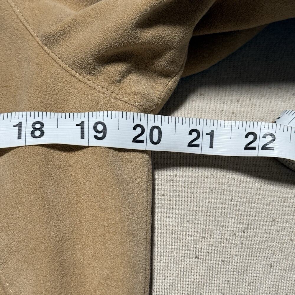 Vintage Rare 1960s Kings Road Tan Suede Zip Up Jacket Made in New Zealand Sz M - Picture 4 of 4